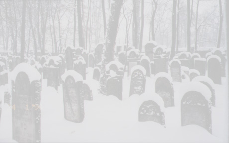 Zawiercie Cemetery in Winter by Jeff Cymbler
